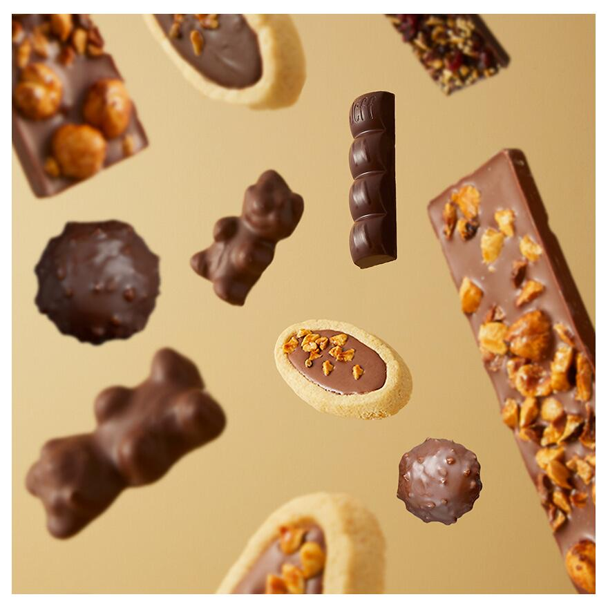 Rocher Chocolat Noir au Praliné Noisettes