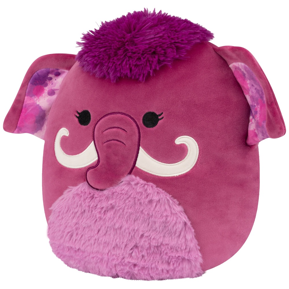 Original Squishmallows 30cm Magdalena das magentafarbene Wollmammut Plüschtier
