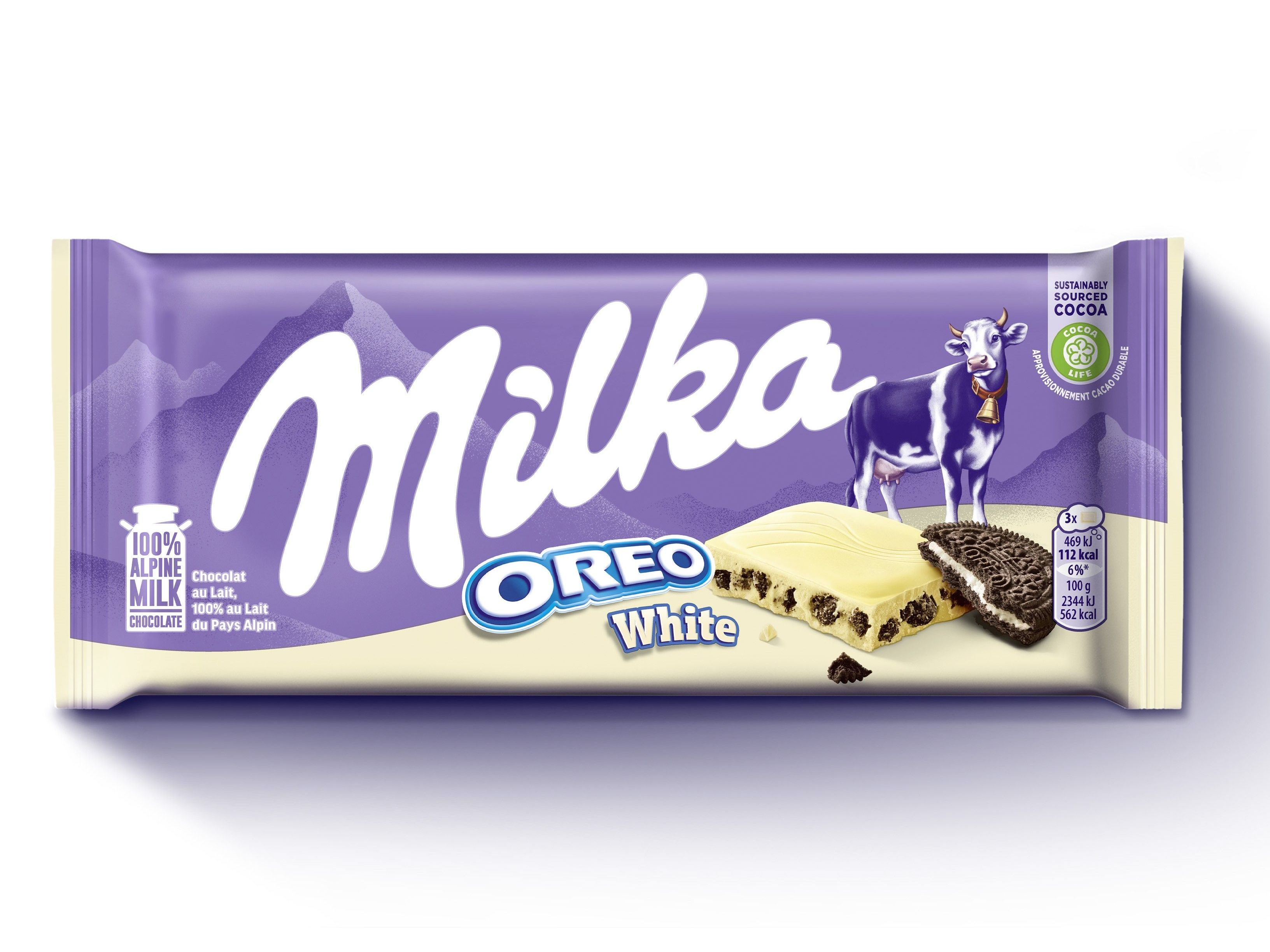 CHOCOLATE MILKA OREO BRANCO 100G