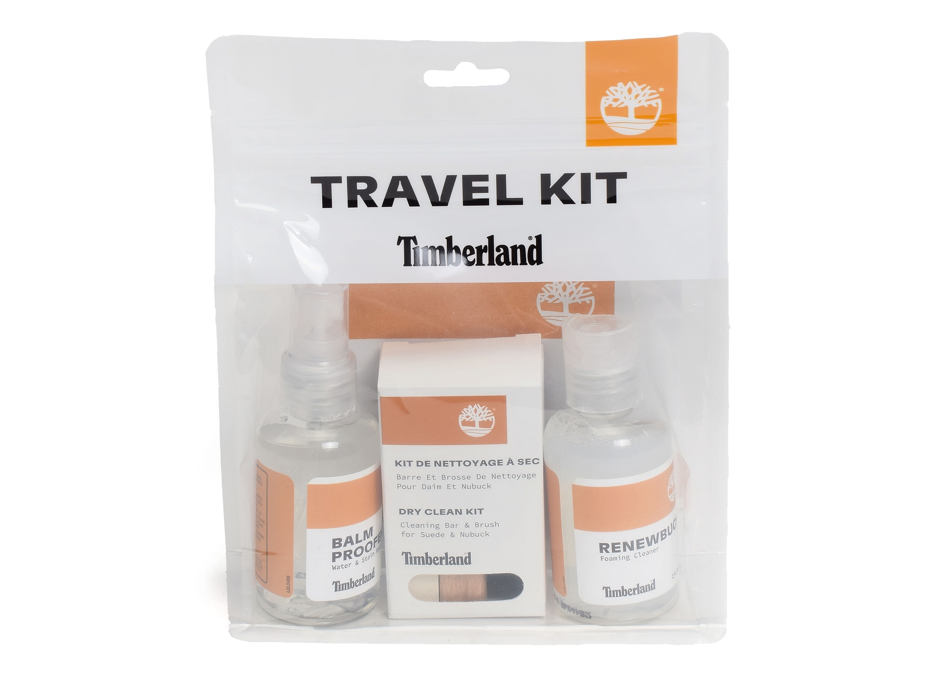 Travel kit timberland transparent