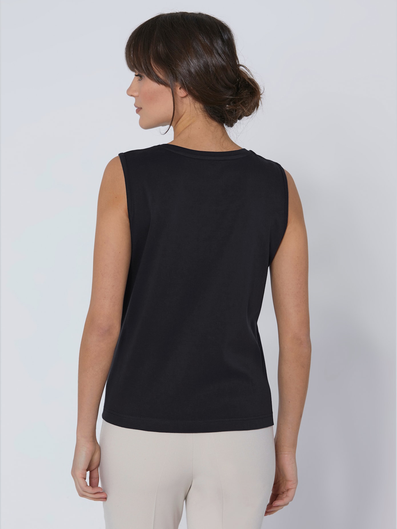 Débardeur coton brillance
