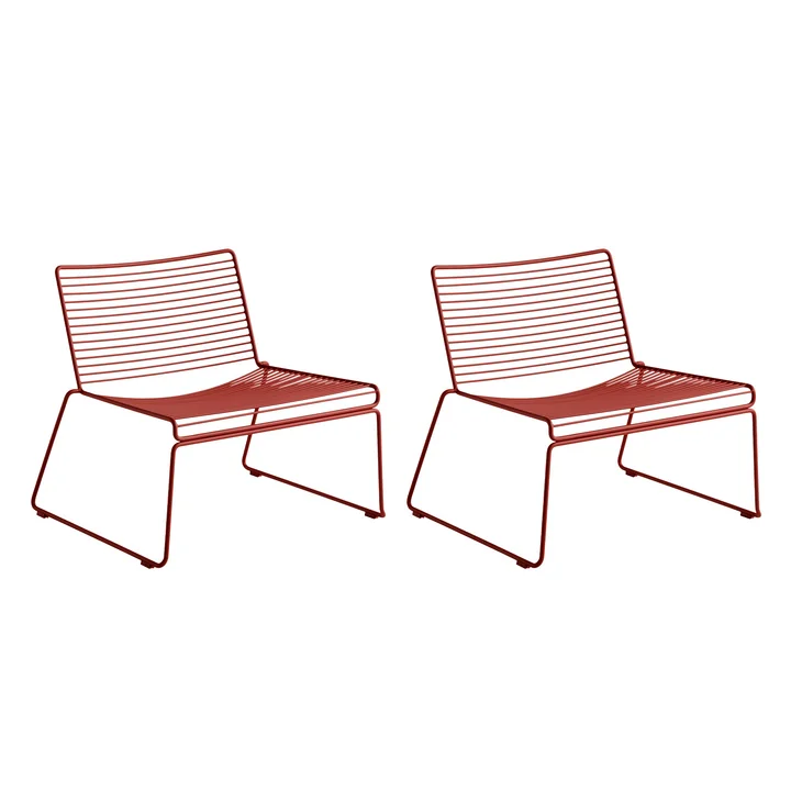 HAY - Hee Lounge Chair, rost (2er-Set)