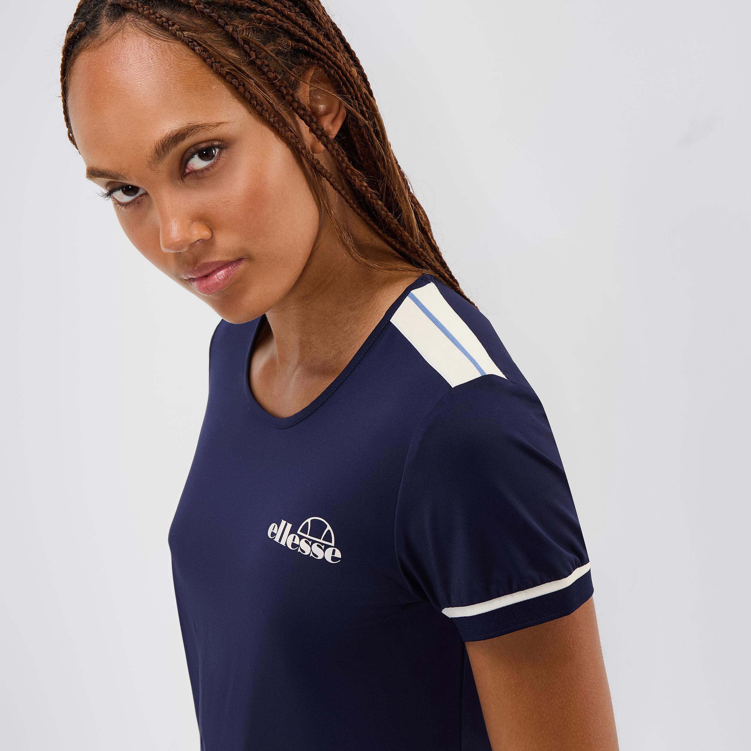 Ellesse Leftfield T-shirt Femmes - Bleu Foncé