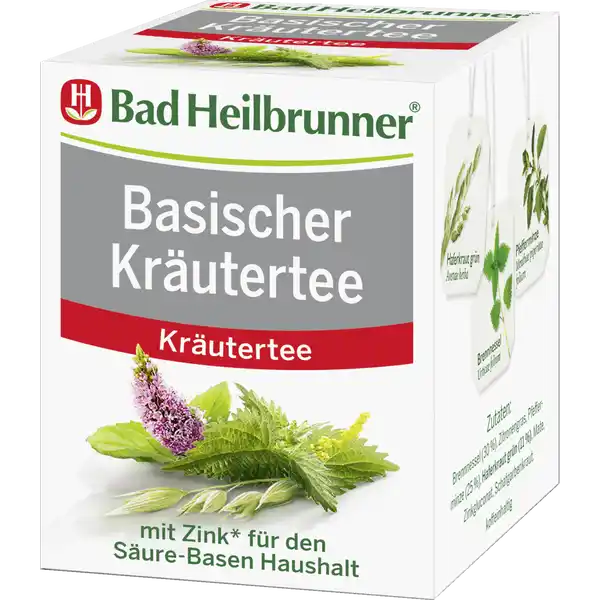Basischer Kräutertee, mit Zink* für den Säure-Basen Haushalt