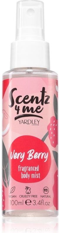 Yardley - Scentz 4 Me Very Berry - Body Mist - 100 ml