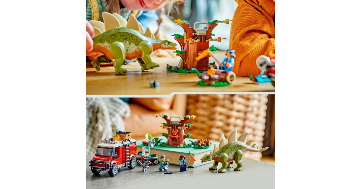 LEGOJurassic World - Dinosaurusmissies: Stegosaurus ontdekking Constructiespeelgoed  (76965)