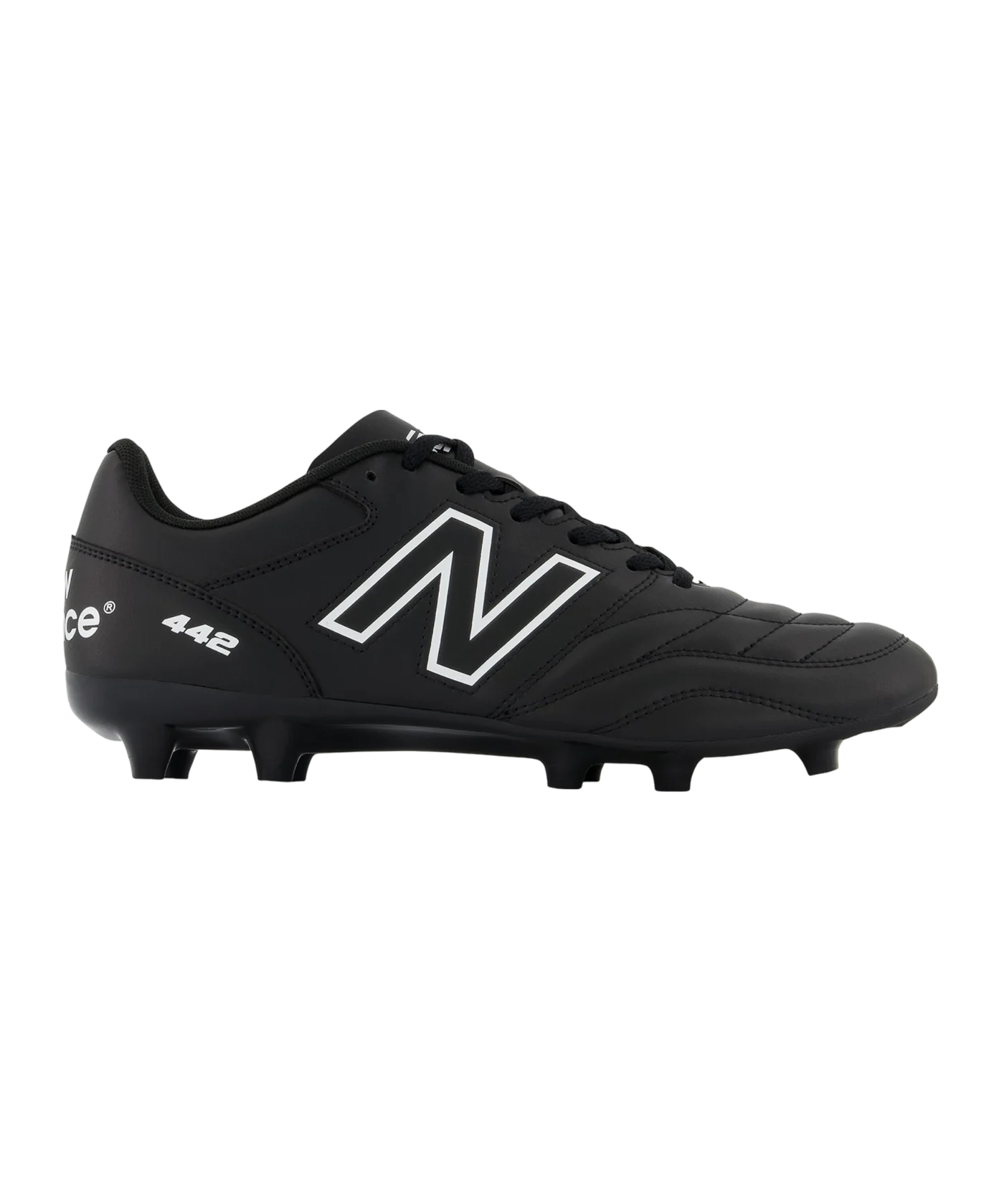 New Balance 442 V2 Academy FG Black Out Schwarz FBK2