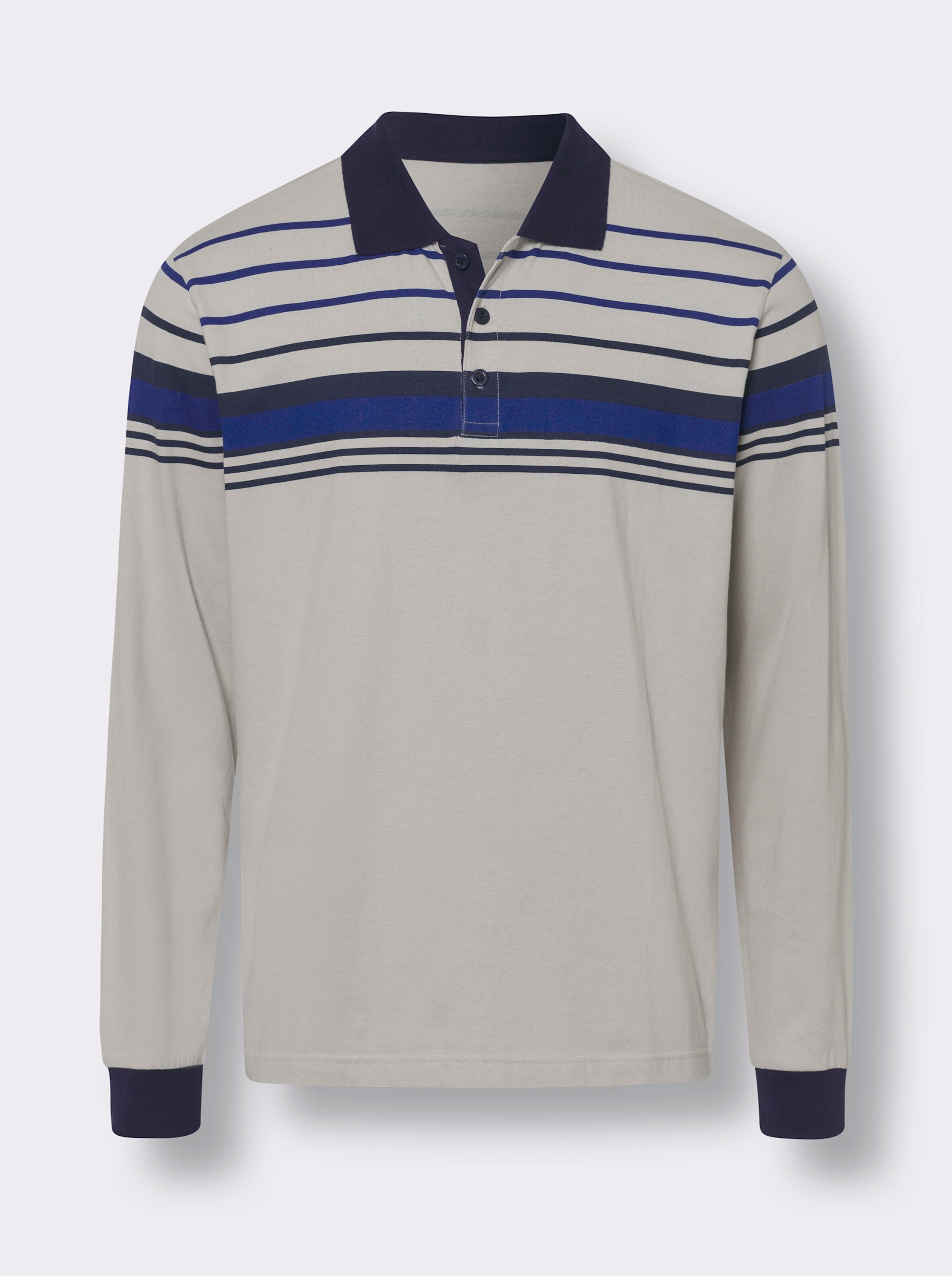 Langarm-Poloshirt