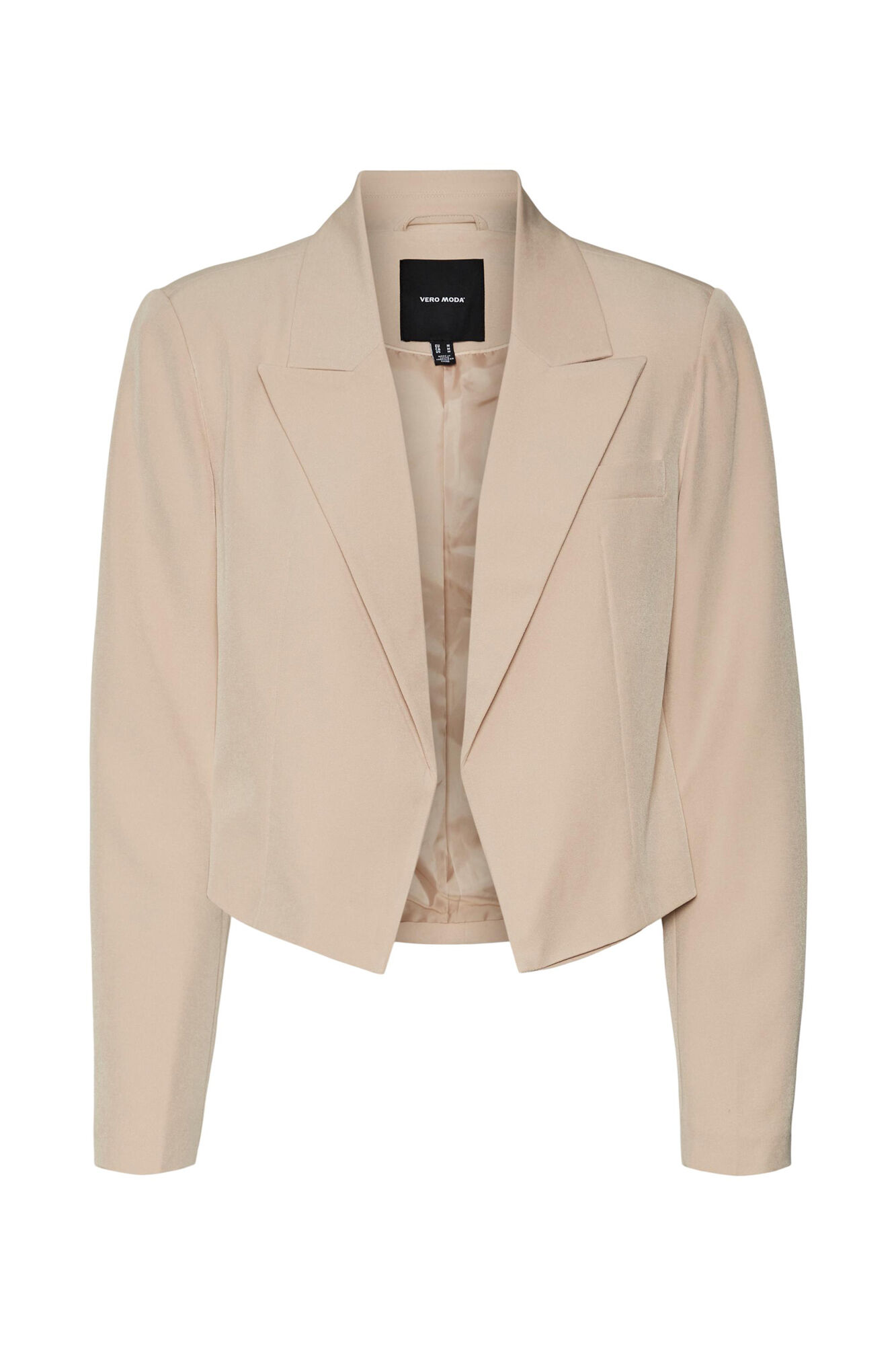 Blazer cropped - Marrom