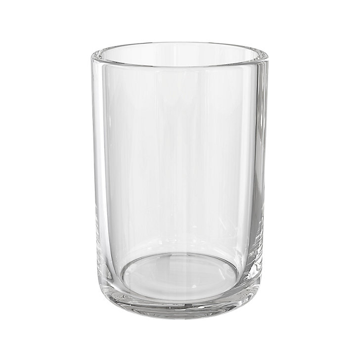 Gobelet GoodHome Drina en verre coloris transparent Ø7 x H.10 cm