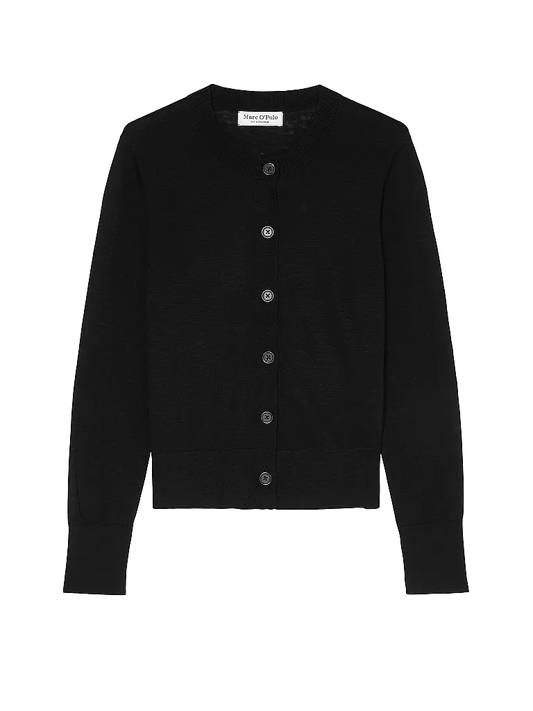 MARC O'POLO Strickjacke schwarz