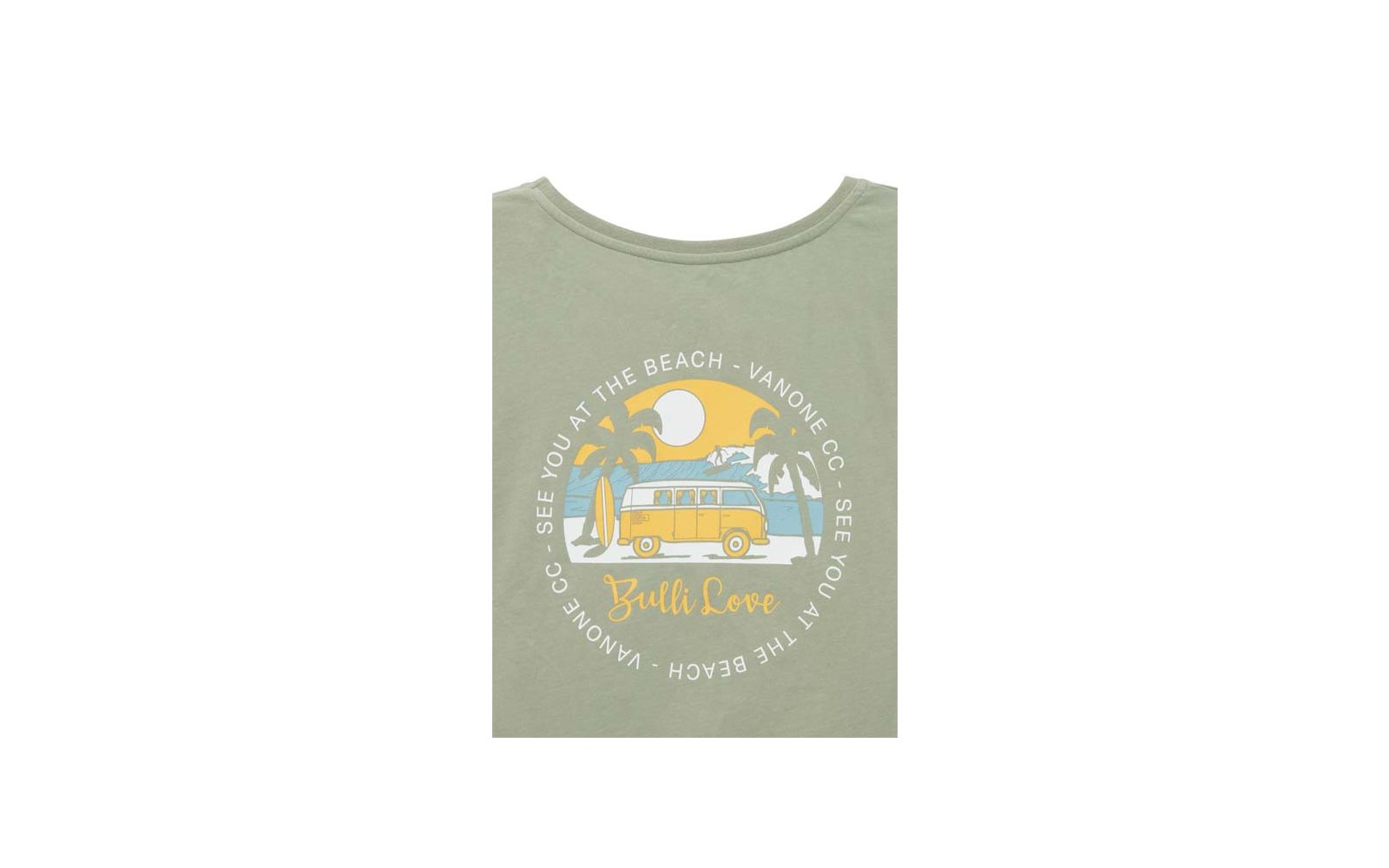 Van One Bulli Beach Damenshirt
