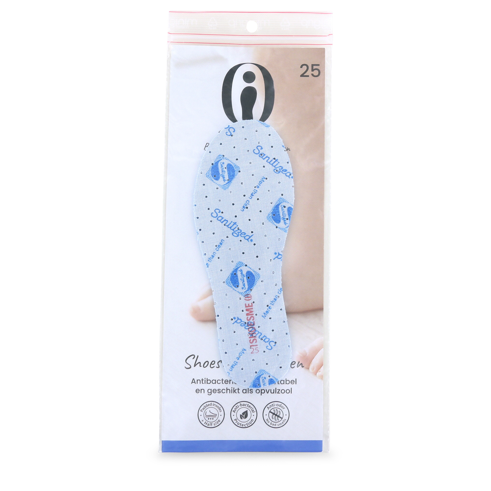 Shoesme antibacteriële opvulzooltjes  | Uni schoenen