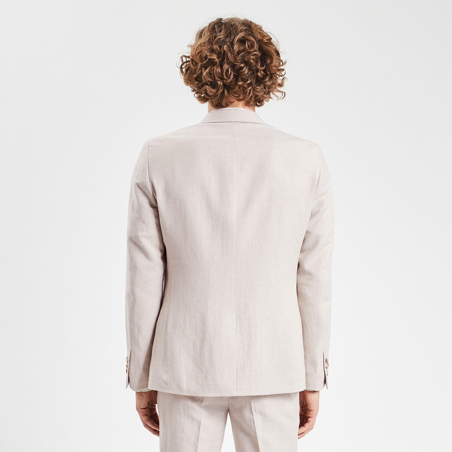 Veste de costume slim Beige