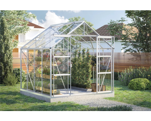 Kas Vitavia Uranus 6700, enkelvoudig veiligheidsglas 3 mm, 257x258 cm, aluminium