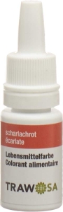 TRAWOSA Lebensmittelfarbstoff scharlachrot, 10 ml
