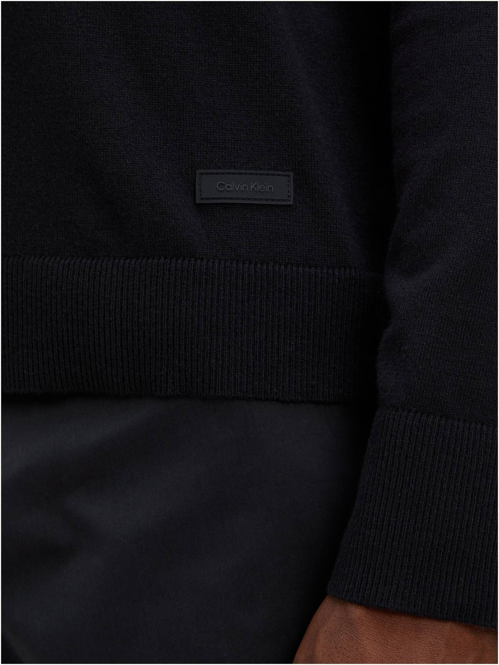CALVIN KLEIN| Herren Strickjacke COTTON COOLMAX CARDIGAN POLO