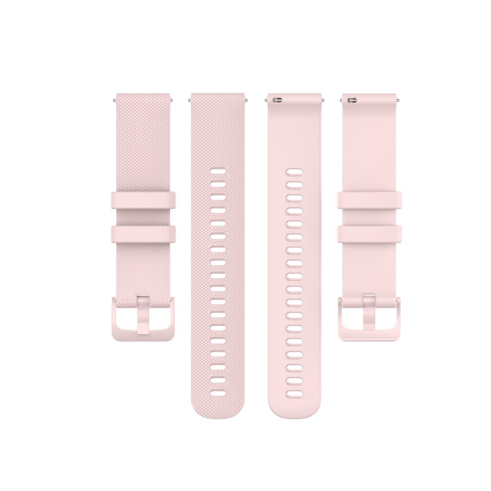 (Gr. S) Garmin Vivoactive 4 Sport Silikon Armband One Color (Gelenkumfang 155-235 mm) - Rosa