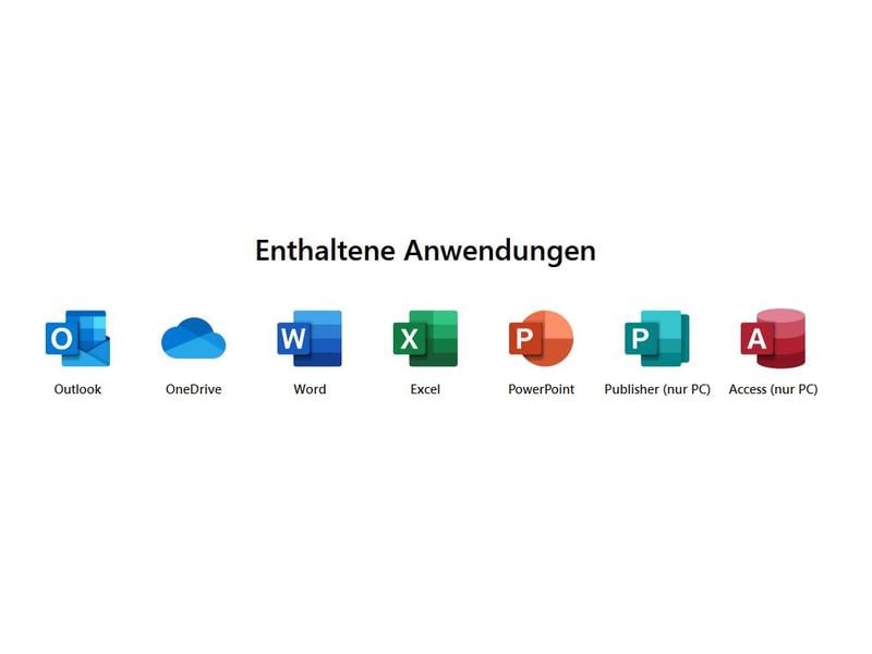 Microsoft 365 Apps for Business Subscription, 1yr Die neuesten Office-Anwendungen für PC und Mac!