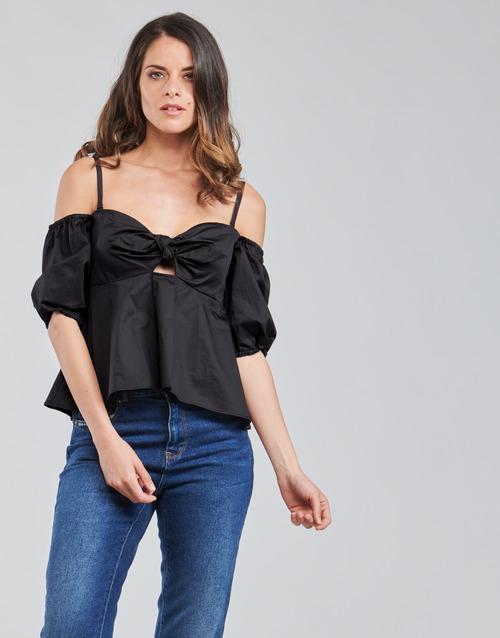Guess - SS ONORIA TOP - Noir