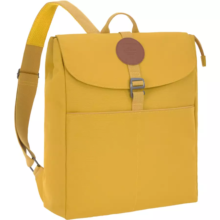 LÄSSIG Wickelrucksack GRE Backpack Adventure lemon curry