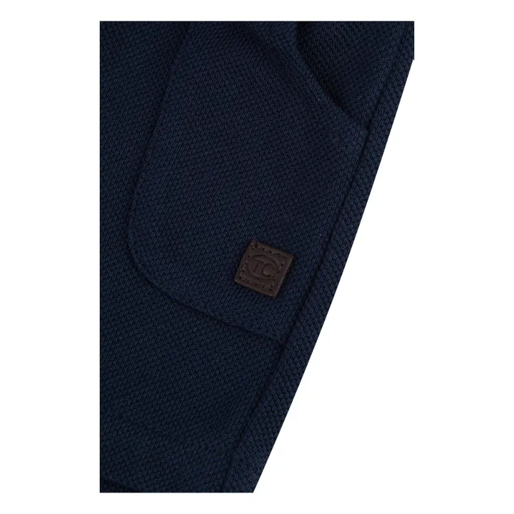 Tartine et Chocolat Short Texturé | Bleu marine