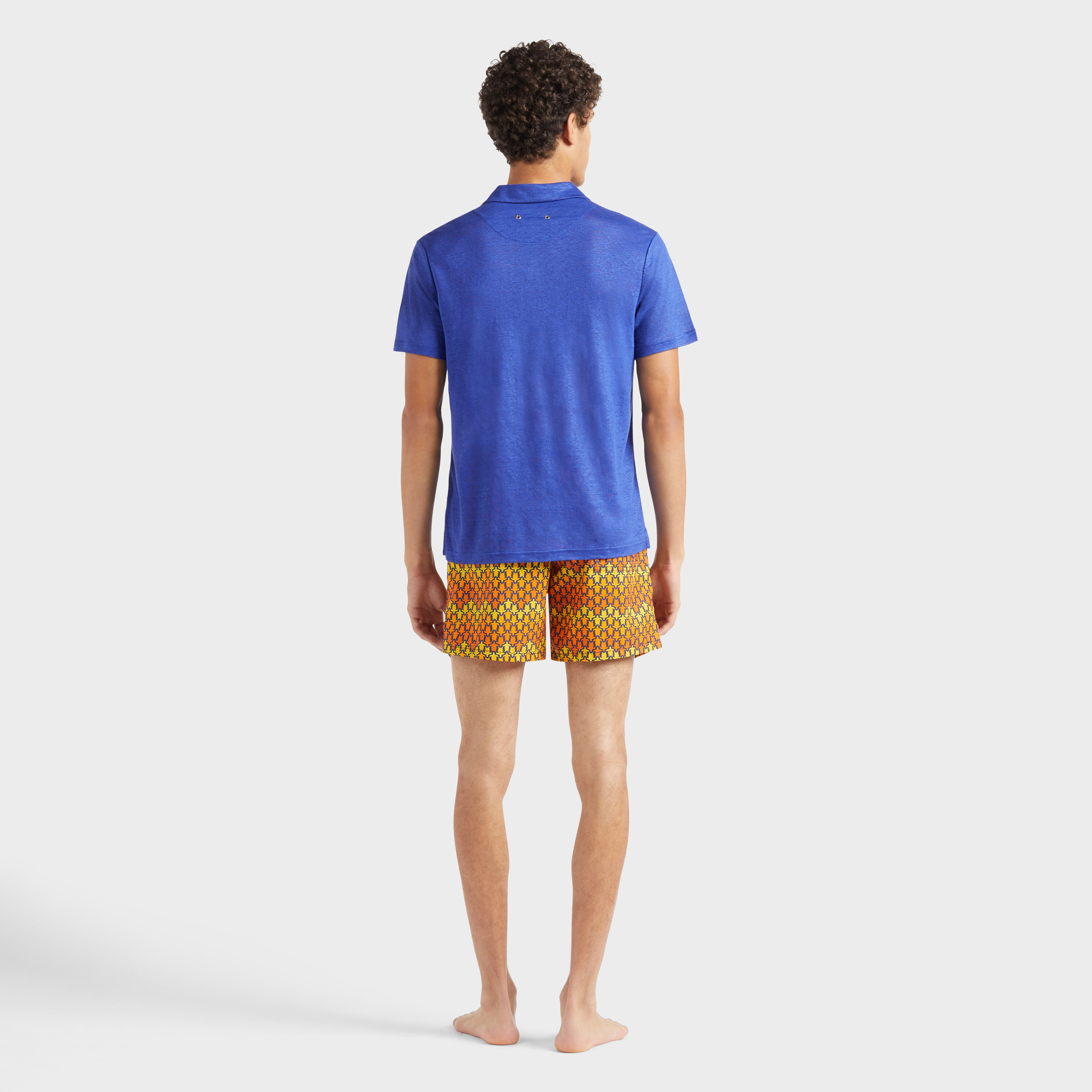 Polo en jersey de lin homme uni | Site Vilebrequin | PYRE9O00