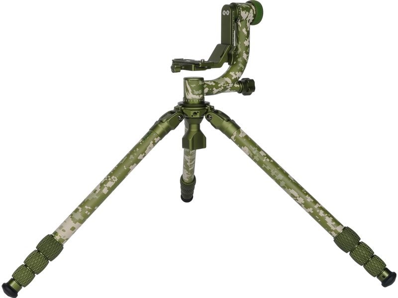 Sirui Stativ Explorer CT-3204 mit CH20 Camouflage Robustes Outdoor Stativ