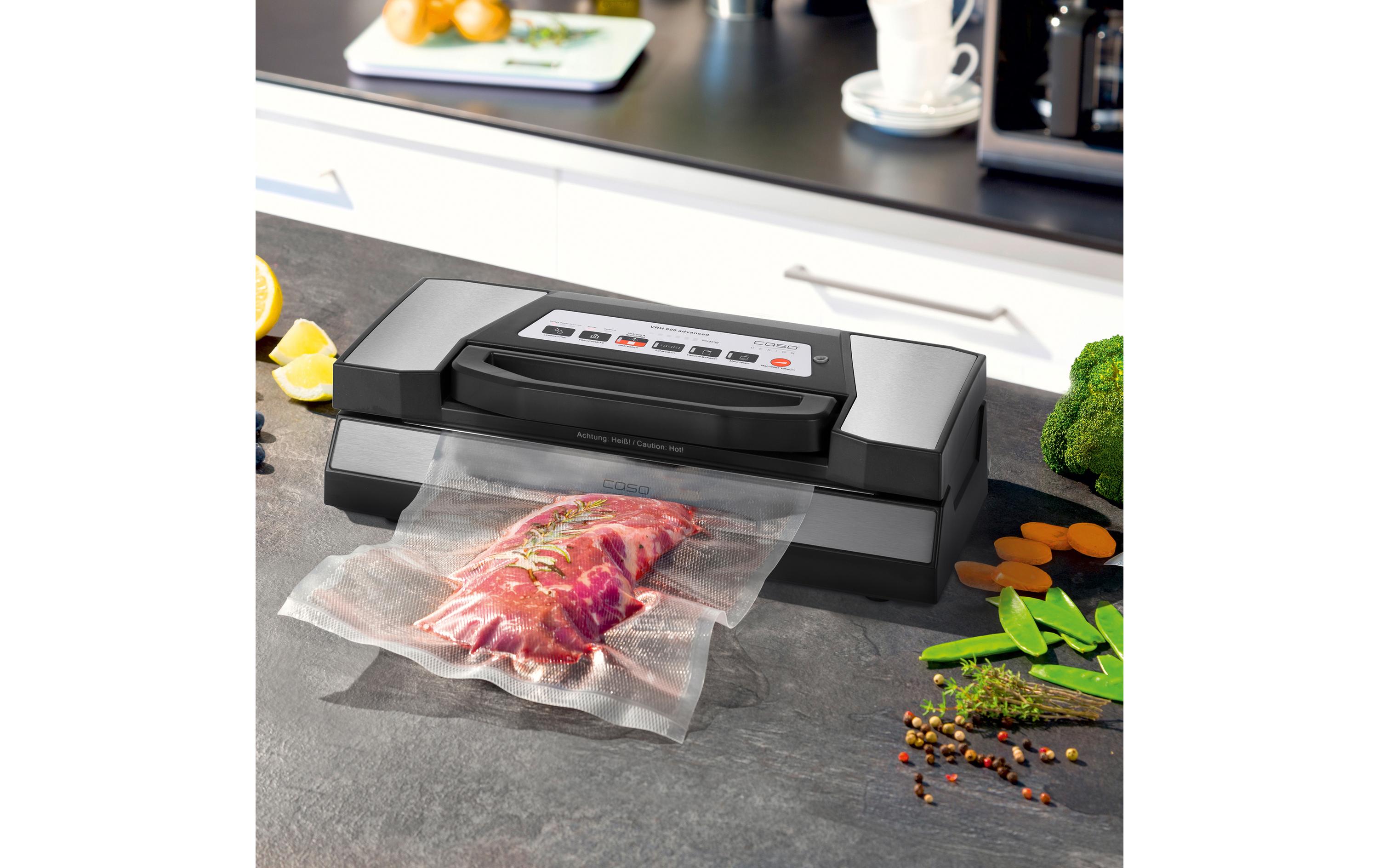 Vakuumiergerät VR 690 Advanced Silber/Schwarz<br>Automatisches Vakuumiersystem