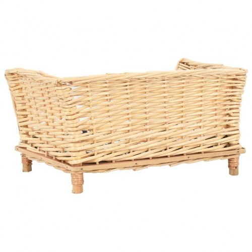 Cesta marrom confortável para cães