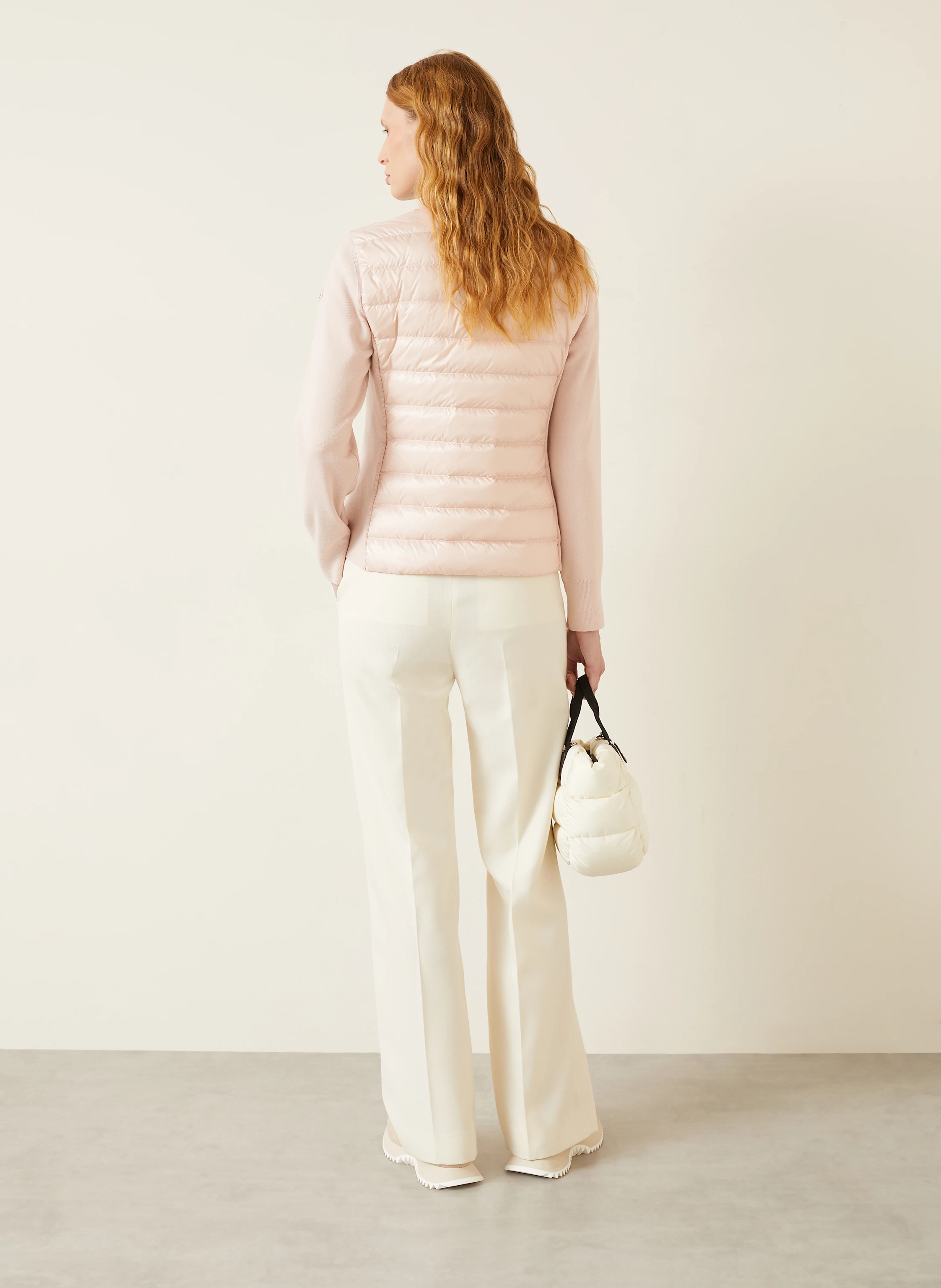 MONCLER Daunenjacke im Materialmix