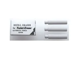 Viskelæder Pentel Twist Erase refill E10, hvid, pakke a 3 stk.