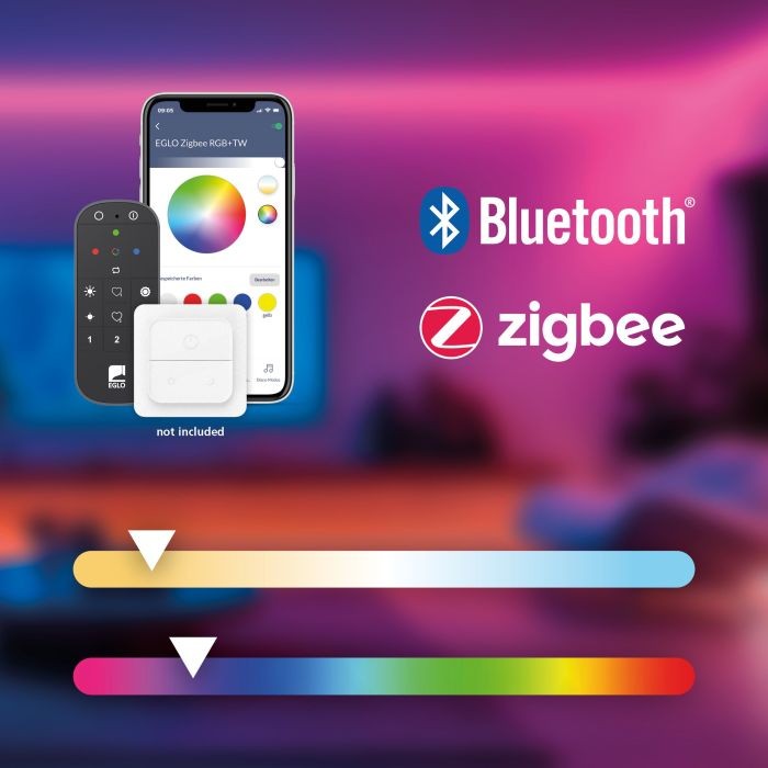 EGLO - Marghera-Z loftlampe sort Ø60 - RGB + TW - Zigbee, Bluetooth