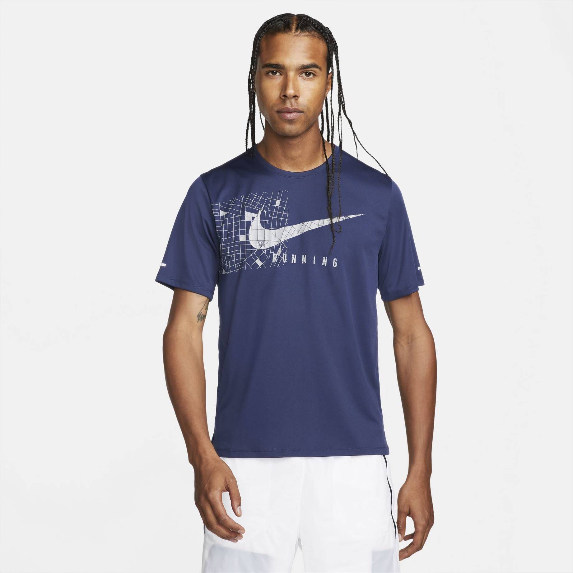 Nike| Herren T-Shirt DRI-FIT UV MILER RUN DEVISION
