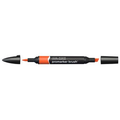 BrushMarker - Stylo pinceau et marqueur - orange clair