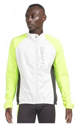 Veste Coupe-Vent Craft Core Bike SubZ Lumen Blanc Jaune Homme