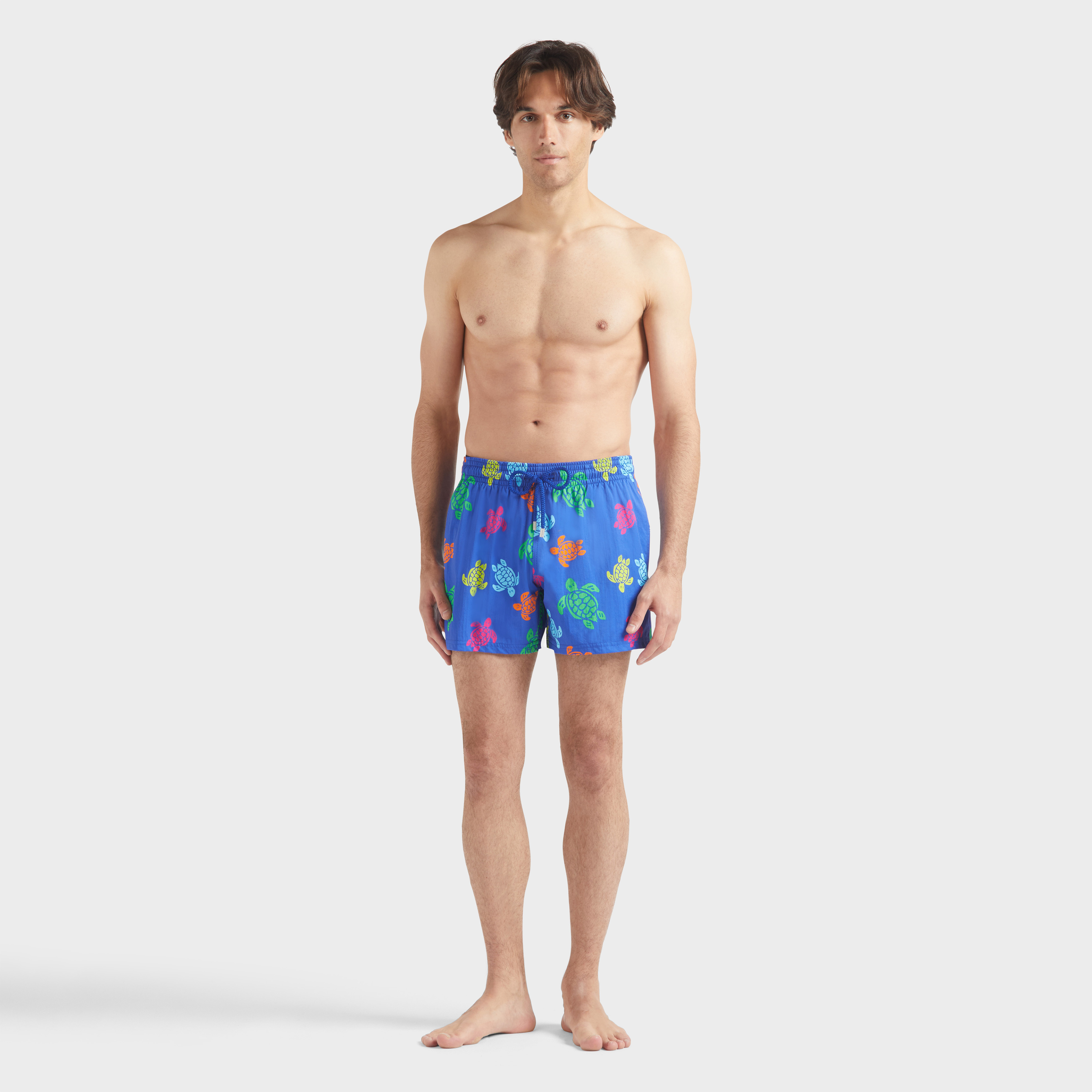 Maillot de Bain Court Stretch Homme Tortue Multicolores