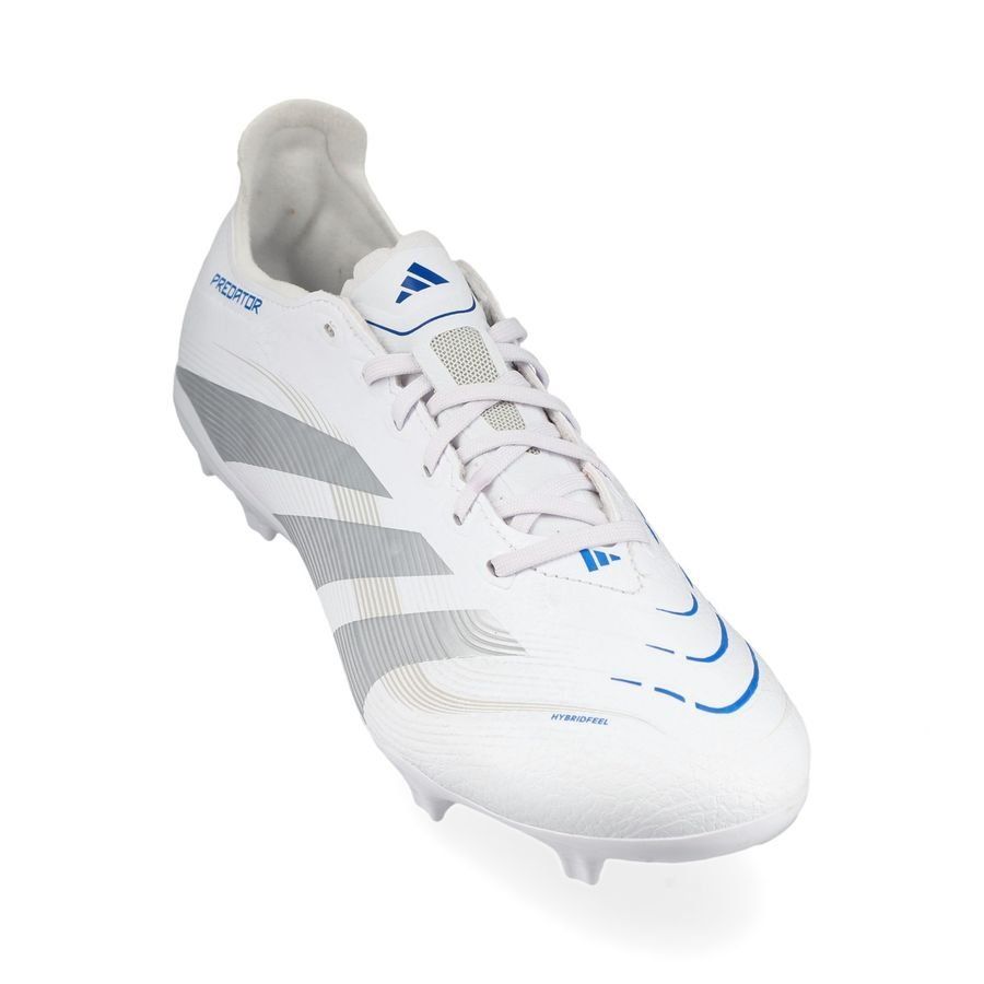 adidas Predator League FG/AG Polar Victory - Blanc/Argenté/Bleu