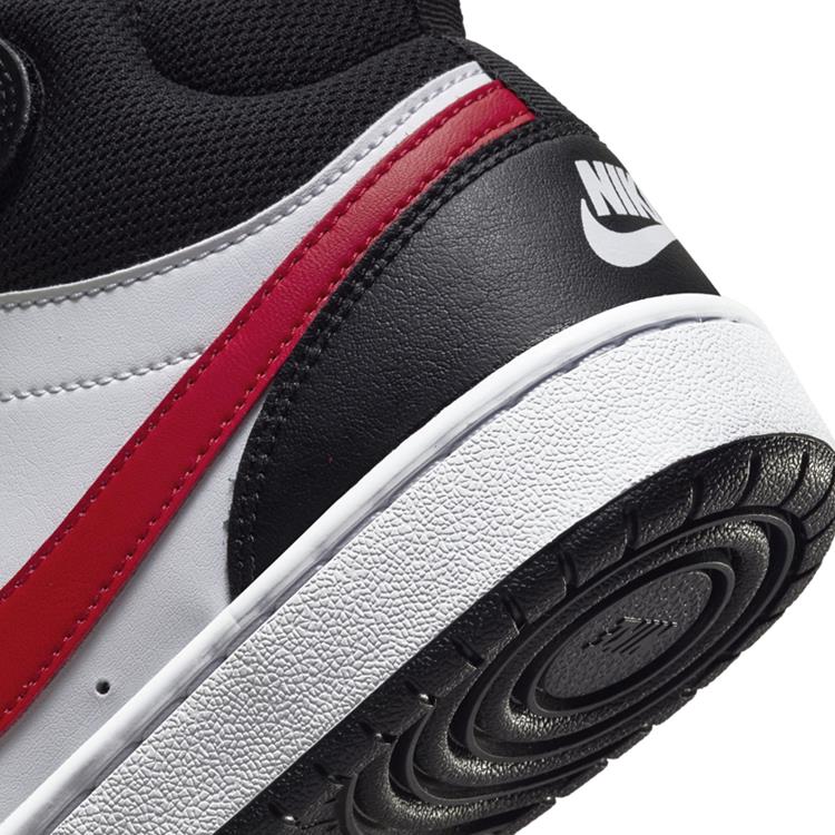 COURT BOROUGH MID 2 BG WHITE-UNIVERSITY-RED-WHITE-BLA