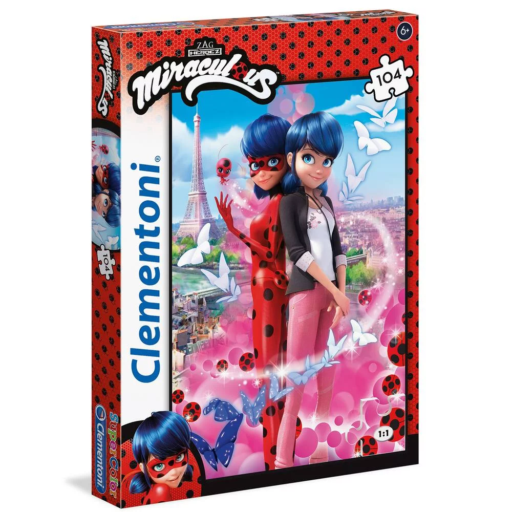 MIRACULOUS - PUZZLE SUPERCOLOR 104 PIECES