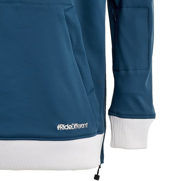 Veste softshell WATTS ORBITAL PETROL BLUE/FLUO ORANGE/WHITE