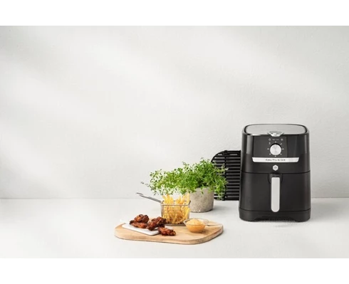OBH Nordica Easy Fry   Grill Classic 2in1 Black Mechanical 1550 W