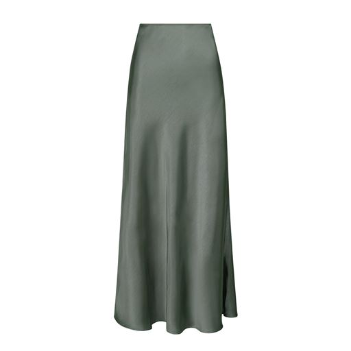 Neo Noir Vicky Heavy Sateen Nederdel, Smoke Green, 42