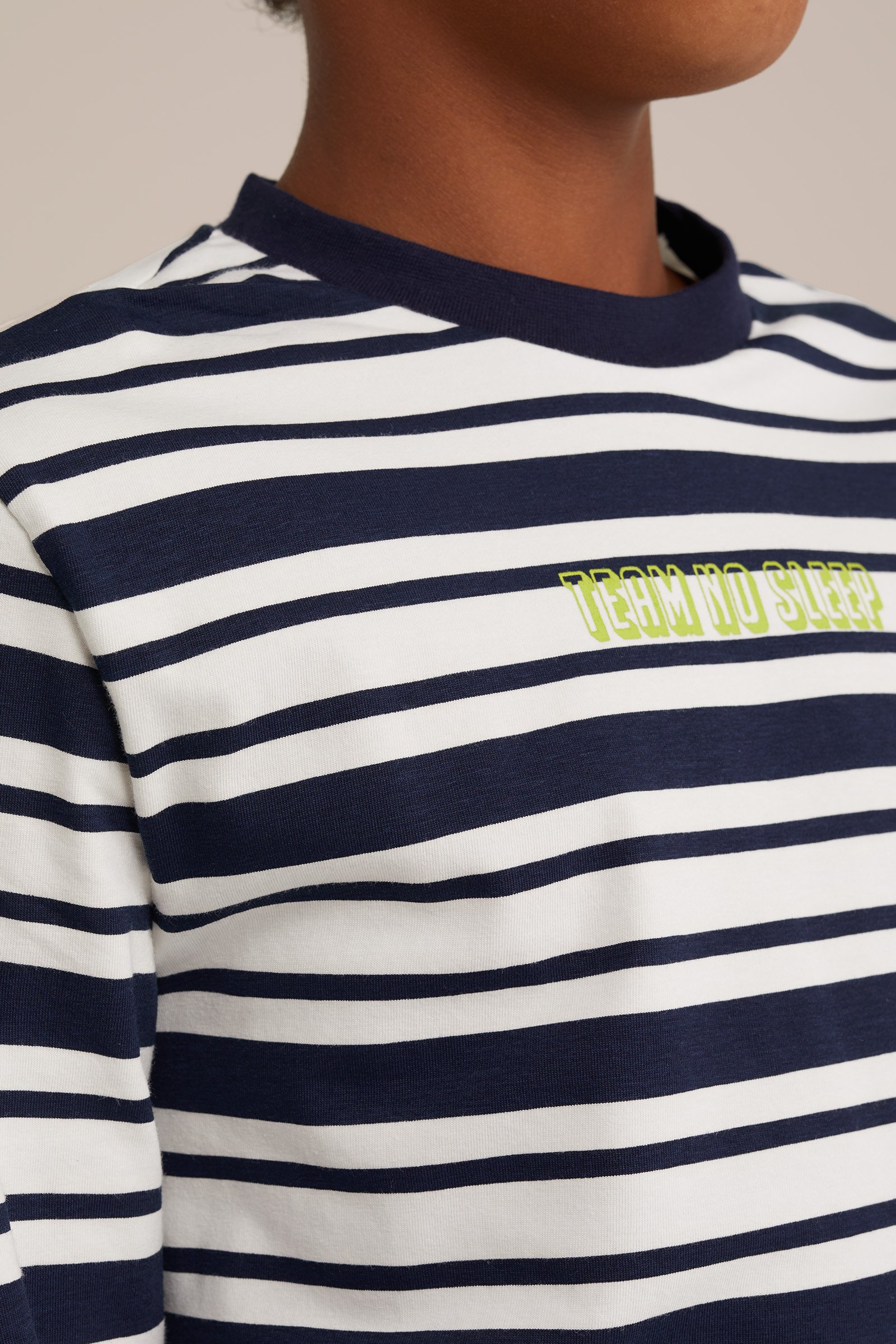 Jongens pyjamaset met dessin WE Fashion Marineblauw