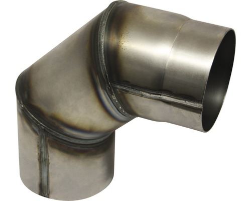 Kachelpijpbocht Ø120 mm 90° zonder deur, ruw