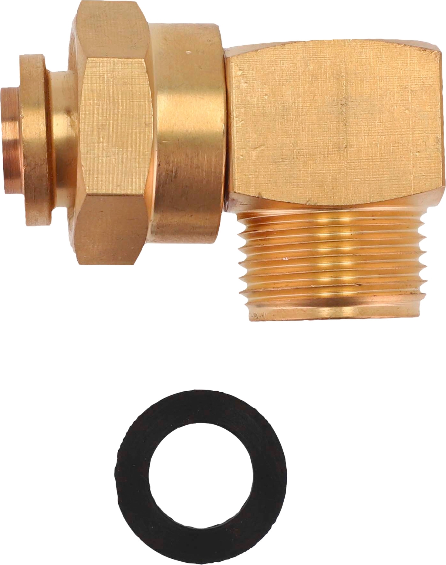 Berger Winkelstück für Gasdruckregler 90° AG M20 x 1,5 - M20 x 1,5 ÜM