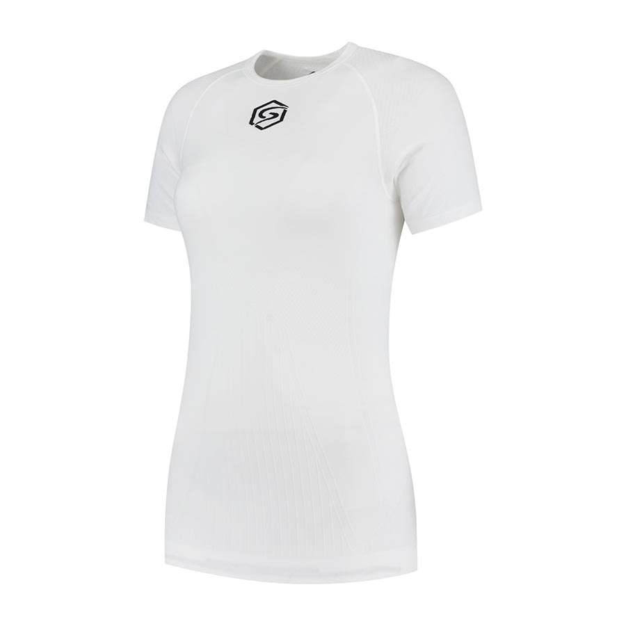 FUTURUM Recycled Ondershirt Korte Mouwen Wit Dames