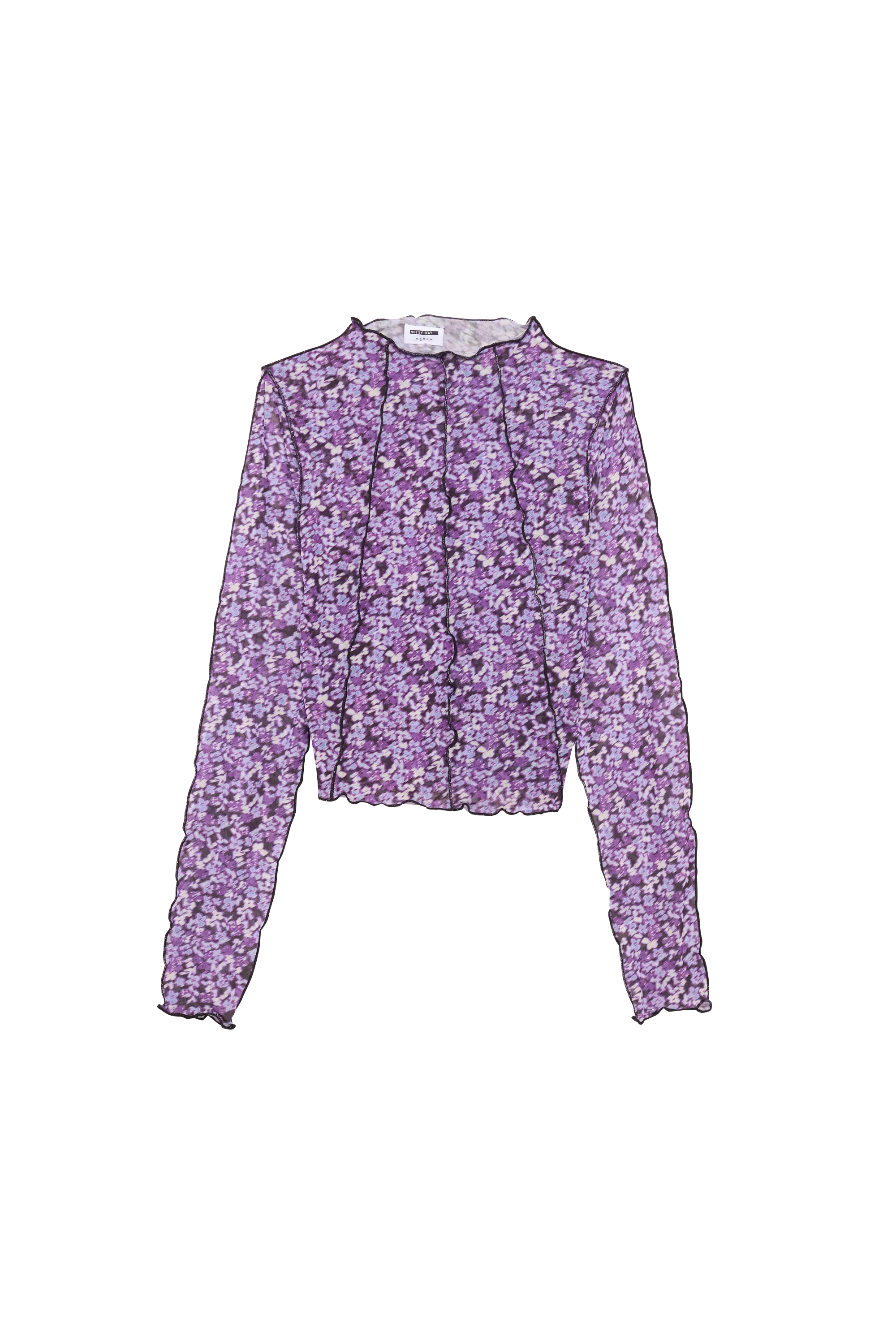 NOISY MAY Top NMCARRIE L/S HIGH NECK TOP FWD Violet