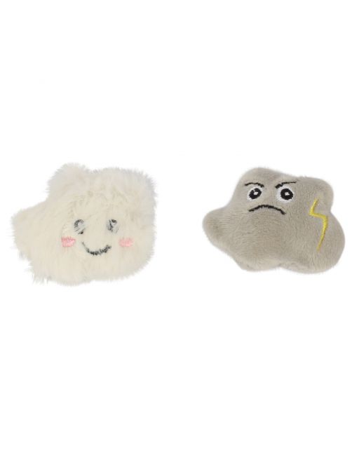 Adori Cloud 2-Pack - Kattenspeelgoed - 6.5x6 cm Assorti