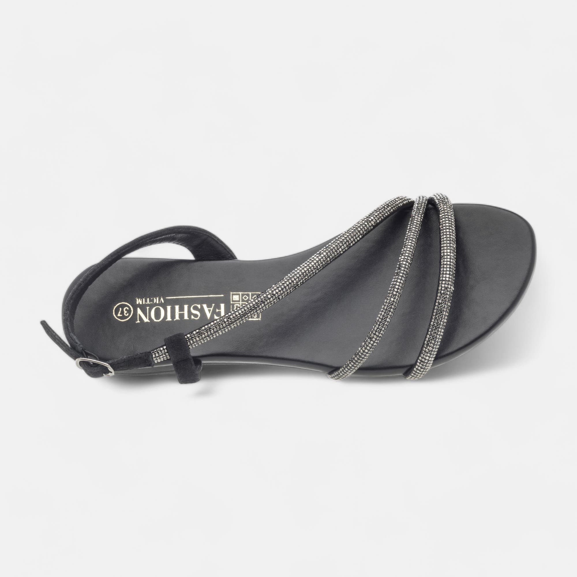 Nu-pieds Femme noir